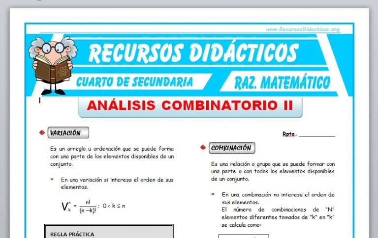 Fichas de Razonamiento Matemático para Cuarto de Secundaria – 2024