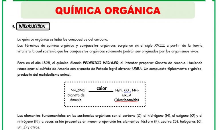 Fichas de Química para Cuarto de Secundaria – Recursos Didácticos 2026