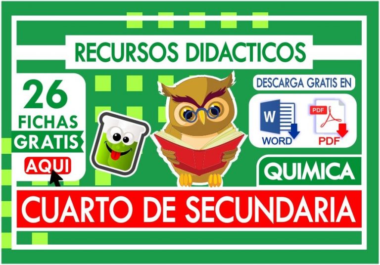 Fichas de Química para Cuarto de Secundaria – Recursos Didácticos 2026