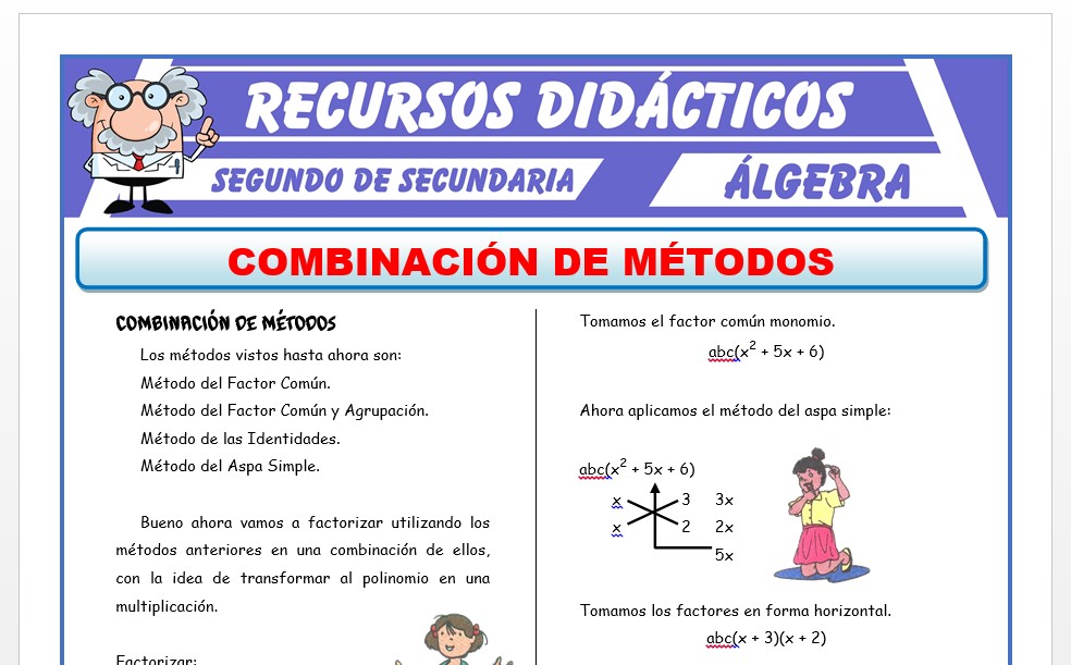 Problemas de Álgebra para Segundo de Secundaria – Recursos 2026