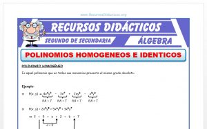 Expresiones Algebraicas para Segundo de Secundaria – Recursos 2022