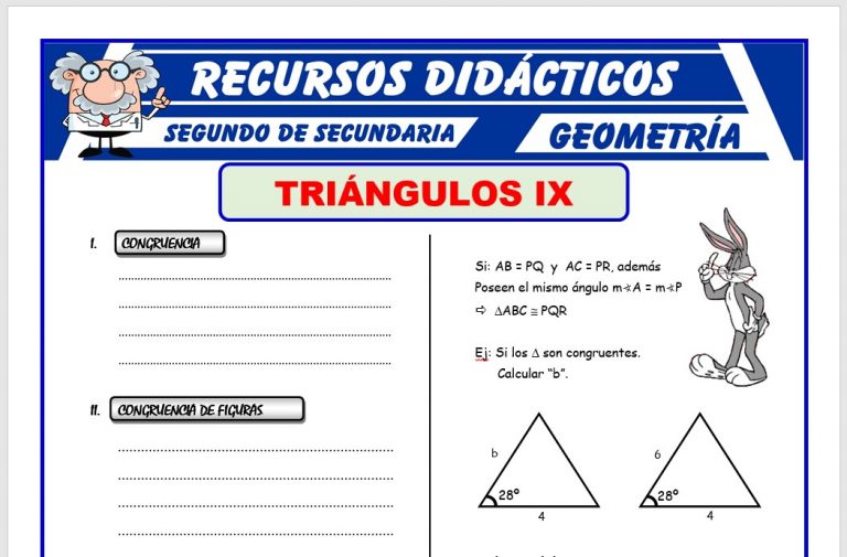 Problemas de Geometría para Segundo de Secundaria – Recursos 2023