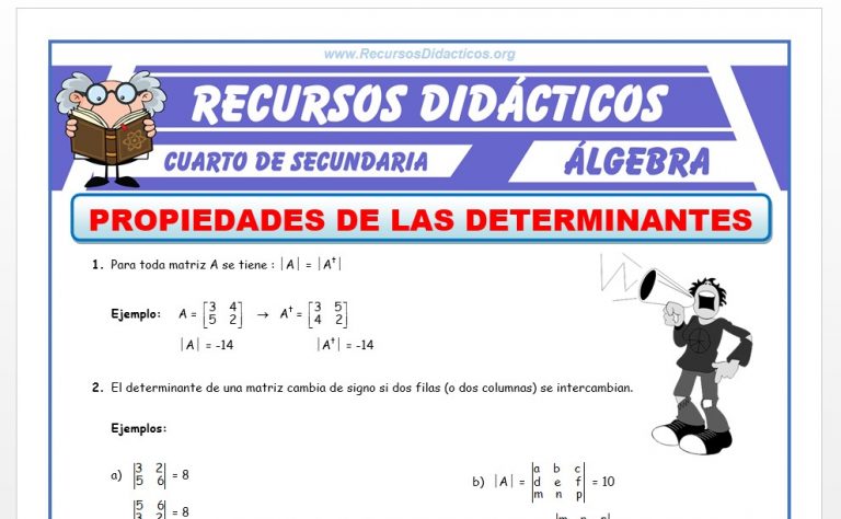 Fichas de Álgebra para Cuarto de Secundaria – Recursos Didácticos 2026