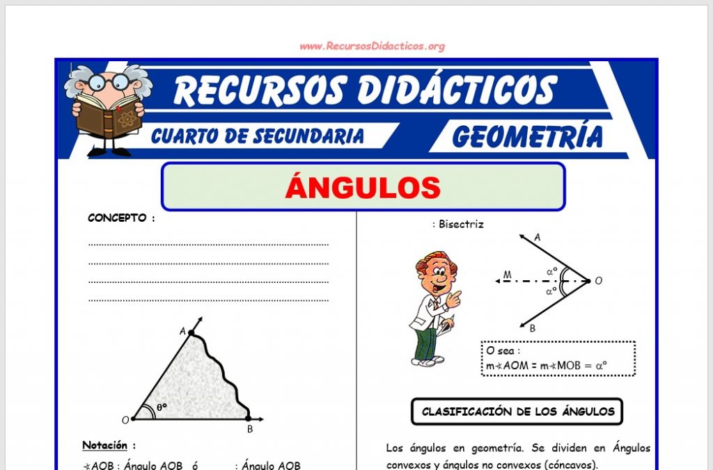 Fichas de Geometría para Cuarto de Secundaria – Recursos Didácticos