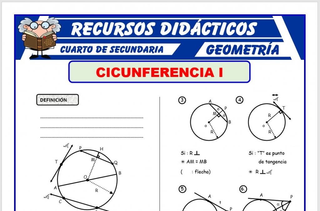 Fichas de Geometría para Cuarto de Secundaria – Recursos Didácticos
