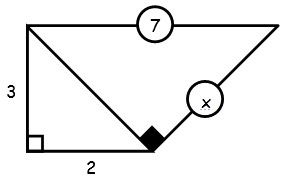 Ejercicios de Relaciones Metricas en Triangulos Rectangulos para Quinto Grado