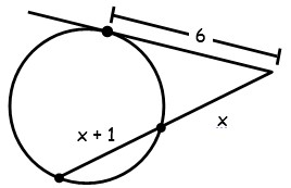Problemas de Relaciones Metricas de las Circunferencias para Quinto Grado